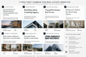 real estate website design